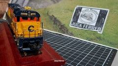 C273 - Locomotiva importada TYCO Alco Century C430 Chessie System - Vintage - década de 1980 - Produto usado - Ler descricao abaixo - comprar online