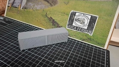 M1219 - Sucata Container artesanal c/ 13 cm cinza s/ inscricao - Produto usado, vendido no estado