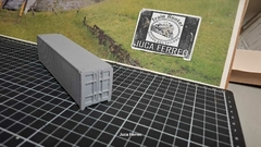 M1219 - Sucata Container artesanal c/ 13 cm cinza s/ inscricao - Produto usado, vendido no estado - comprar online