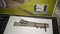 D1313 - DESVIO sem bobina ATLAS HO p/ Direita REF. right a - Produto antigo e usado