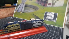 C274 - Locomotiva DUMMY GP18 Seaborad Coast Line importada AHM " Spirit of 1776 " - Produto usado na internet