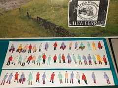 D393 - Pessoas " magras " Em Pé Figura Ho - pct c/ 50 pessoas - Ferreomodelismo Maquete Jucaferreo