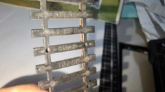 D1325 - Trilho curvo curto Atlas latao 1/3 18" R Snap Track - Produto usado, em excelente estado na internet