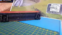 N1510 - Vagao Importado customizado RFFSA e kadee - usado na internet