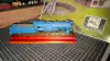 C305 - Locomotiva H10s vapor 2-8-0 importada Vintage - Blue Comet - Produto AVARIADO e vendido no estado