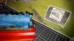 C305 - Locomotiva H10s vapor 2-8-0 importada Vintage - Blue Comet - Produto AVARIADO e vendido no estado na internet