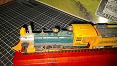 C303 - Locomotiva vapor 4-8-0 importada TYCO Vintage - Denver & Rio Grande - Produto usado e vendido no estado - Brechó  Juca  Férreo  -  Prod. Usados Produtos " Fora de Catálogos " & Novos