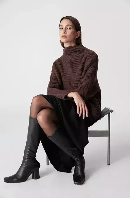 SWEATER MISTI. TROUPED PULL - comprar online