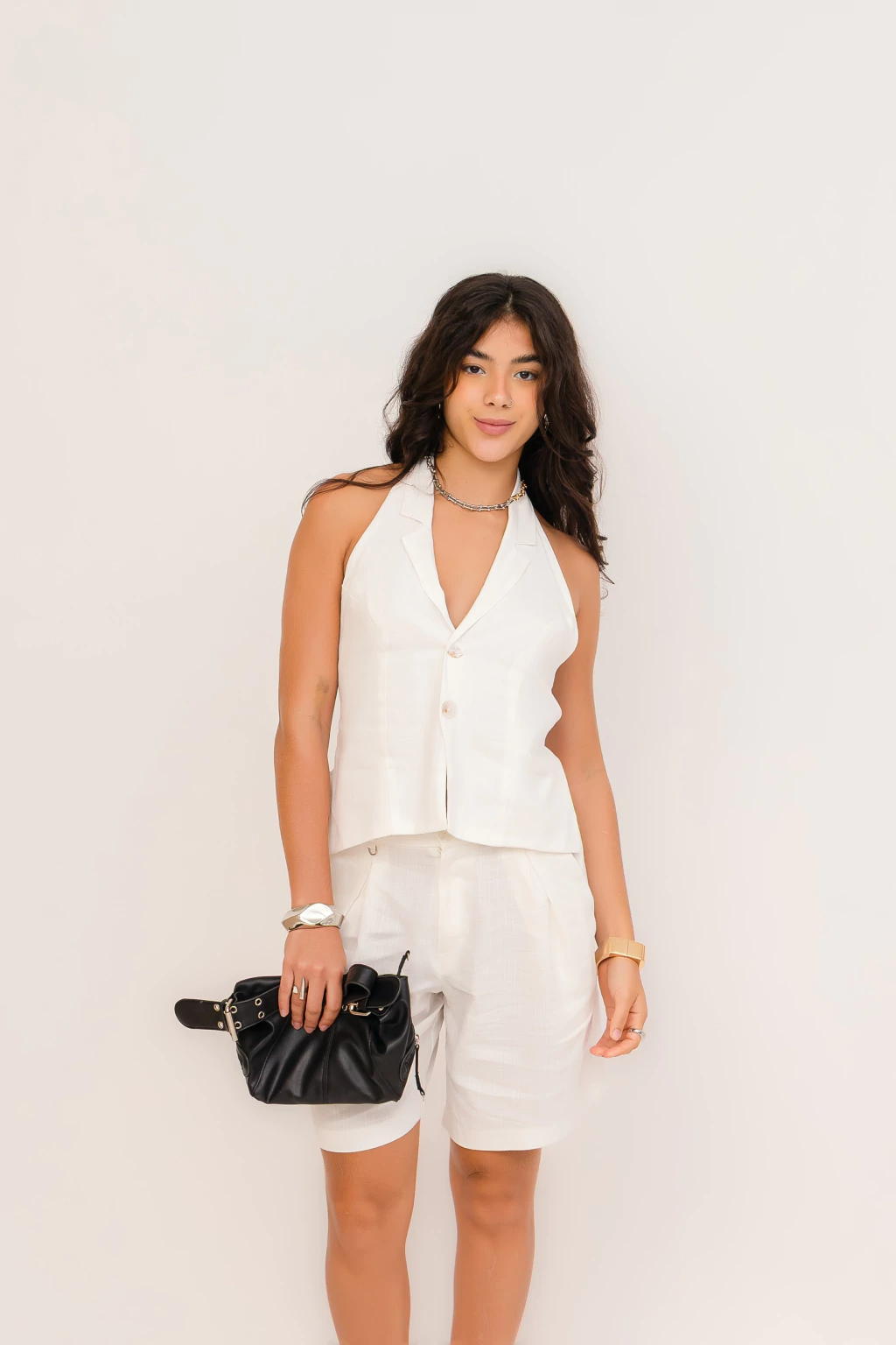 Colete Frente Única Off Withe