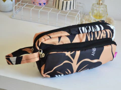 Cartuchera con bolsillo Malibú negro