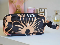 Cartuchera con bolsillo Malibú negro - Anbers