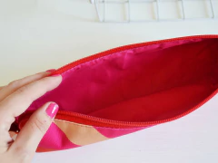 Cartuchera larga Malibu fucsia - comprar online