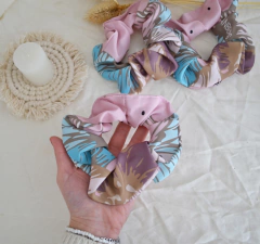 Scrunchie Rose rosa - comprar online