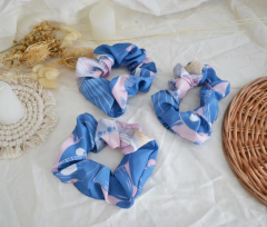 Scrunchie Moli azul