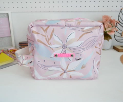 Neceser grande Flora rosa - comprar online