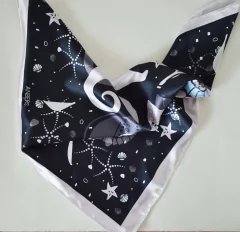 Pañuelo Mar black 50x50 - comprar online
