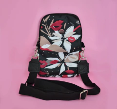 Mini bag Floral negro en internet