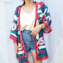 Kimono Floral azul en internet