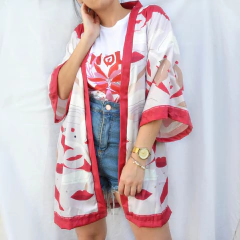 Kimono Floral rosa