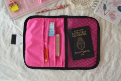 Organizador / Portapasaporte Rose fucsia - Anbers