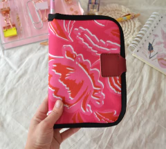 Organizador / Portapasaporte Rose fucsia