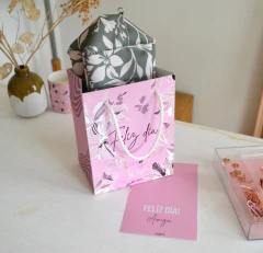 Kit neceser + bolsa + tarjeta Canela