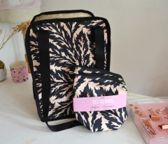 Bolso + set de mate Cebra negro - comprar online