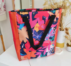 Tote Bag grande con fuelle Mariposas