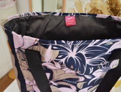 Tote Bag grande con fuelle Cala azul - comprar online