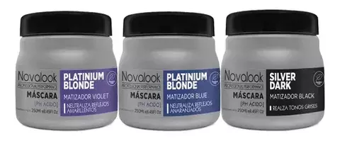 Mascara Matizador Platinium Blonde 250ml- Novalook