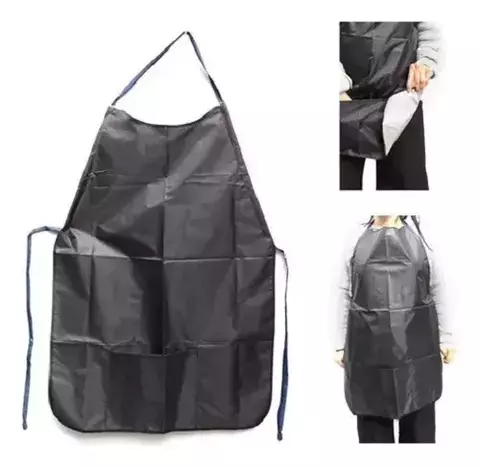 Delantal negro Impermeable Neoprenne - comprar online