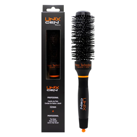Unixcen Cepillo De Pelo Brushing Térmico Profesional 25mm