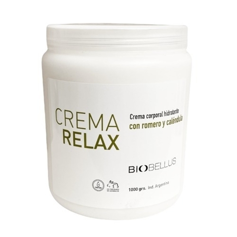 Crema Corporal Relax con Romero y Calendula - Biobellus 1kg
