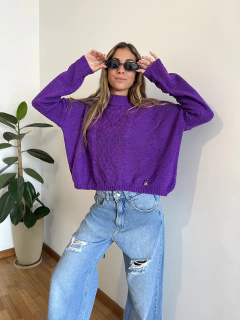 Imagen de SWEATER POLERA BUFFY PURPURA