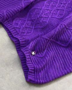 SWEATER POLERA BUFFY PURPURA - comprar online