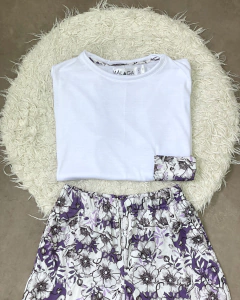 ANASTASIA VIOLETAS LARGO - PIJAMA (Arma tu conjunto) - comprar online