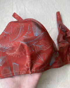 Imagen de CORPIÑO NINA ESTAMPADO TERRACOTA