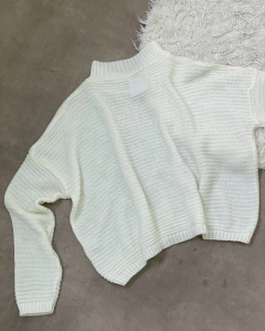 SWEATER POLERA BUFFY NATURAL en internet