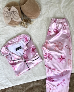 SATINADO MOÑOS LARGO - PIJAMA - SET COMPLETO - comprar online