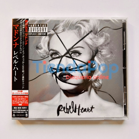 Cd Madonna Rebel Heart Japon - Edicion Deluxe con Portada Alternativa & Bonus Track - 20 Temas