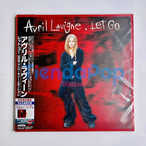 Vinilo Avril Lavigne Let Go Japon - Edicion Especial Exclusiva 20 Años Vinilo Color Blanco Con Obi Strip, Bonus Tracks & Libreto Letras - 19 Temas