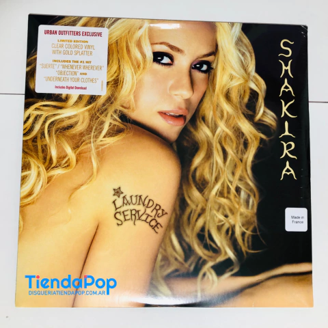 Vinilo Shakira Laundry Service Usa - Vinilo Doble Edicion Limitada Color Urban Outfitters 2021 - 13 Temas