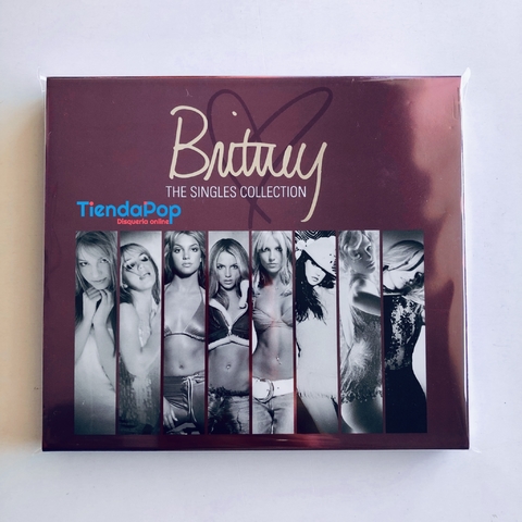 Cd + Dvd Britney Spears The Singles Collections Japon - Edicion Deluxe Limitada con Cubierta Metalizada, Libreto Japones & Dvd - 18 Temas + 16 Videos