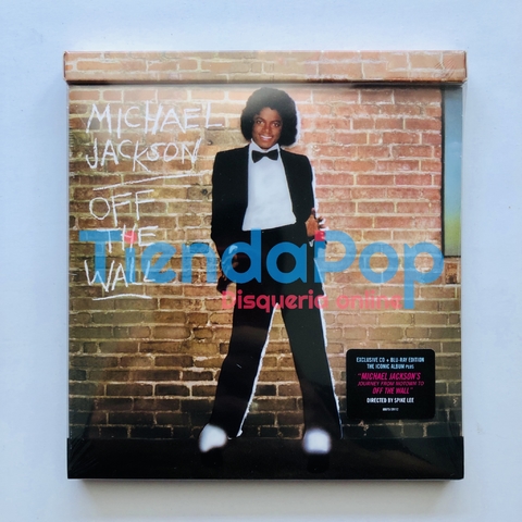 Cd + Blu Ray Michael Jackson Off The Wall Alemania - Edicion Deluxe Limitada Cd + Blu Ray con Digipack Especial, Cubierta Transparente & Tiza De Regalo - 10 Temas + Documental