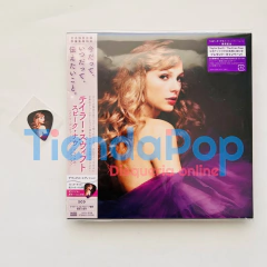 Cd Taylor Swift Speak Now (Taylor's Version) Japon - Edicion Especial Limitada 2 Cds Sobre Carton Grande con Pua de Regalo - 22 Temas