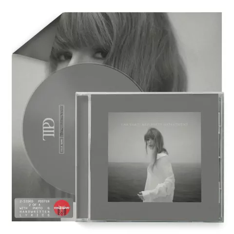 Cd Taylor Swift The Tortured Poets Department Usa - Target Edicion limitada Version #2 con Poster & Bonus Track Exclusivo - 17 Temas