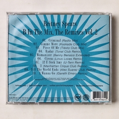 Cd Britney Spears B In The Mix: The Remixes Vol. 2 Usa - Edicion normal c/ 10 Temas - Producto Usado - comprar online