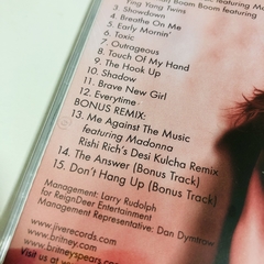Cd Britney Spears In The Zone Alemania - Edicion Deluxe Limitada con Bonus Tracks - 15 Temas - comprar online