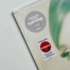Vinilo Ariana Grande Positions Usa - Vinilo Target Edicion Limitida Color Verde Transparente "Glow In the Dark" + 2 Poster Coleccionables - 14 Temas - comprar online