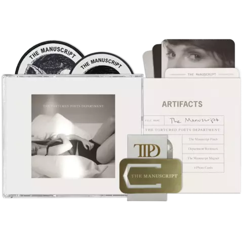 Cd Taylor Swift The Tortured Poets Department Usa - Edicion Deluxe de Collection Limitada Version 1 "The Manuscript" - 17 Temas